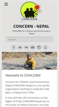 Mobile Screenshot of concern.org.np
